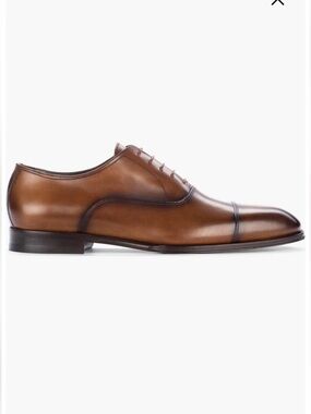 To Boot New York FIRENZA Men's  Leather Cap-Toe Oxford Shoes Tabacco size  8.5